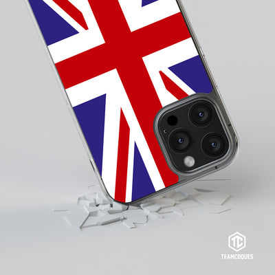 Coque drapeau UNION JACK UK ROYAUME-UNI ANGLETERRE personnalisable - TEAMCOQUES