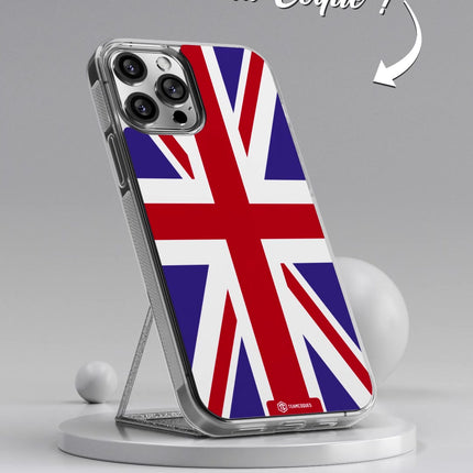 Vidéo Coque drapeau UNION JACK UK ROYAUME-UNI ANGLETERRE personnalisable - TEAMCOQUES