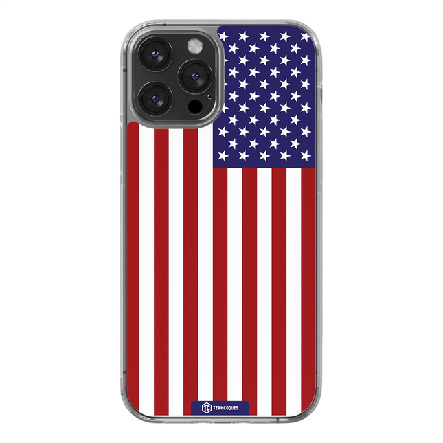 Coque drapeau USA ETATS-UNIS personnalisable - TEAMCOQUES