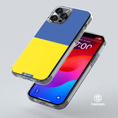 Coque drapeau UKRAINE personnalisable - TEAMCOQUES