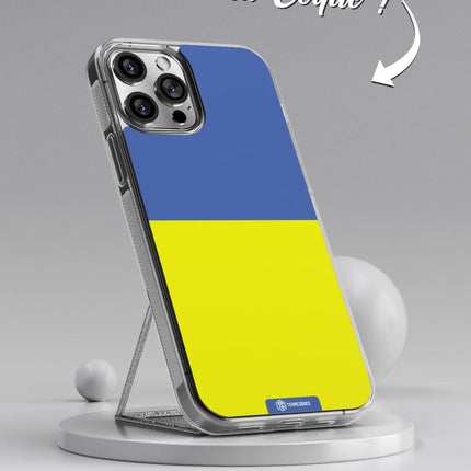Vidéo Coque drapeau UKRAINE personnalisable - TEAMCOQUES