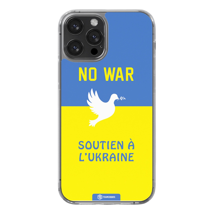 Coque drapeau UKRAINE SOUTIEN - NO WAR personnalisable - TEAMCOQUES