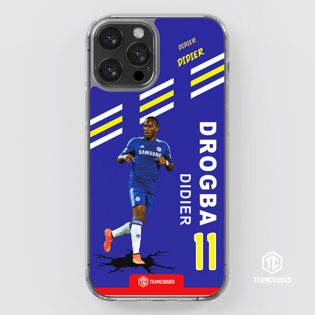 Coque joueur DIDIER DROGBA CHELSEA - TEAMCOQUES