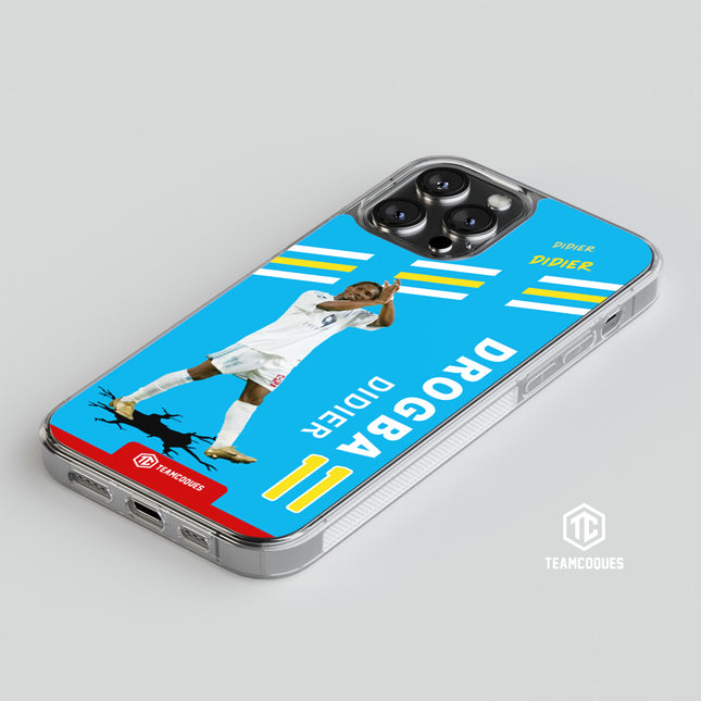 Coque joueur DIDIER DROGBA MARSEILLE OM 1 - TEAMCOQUES