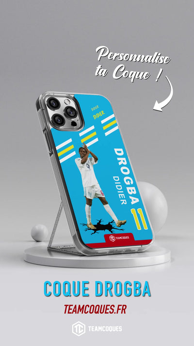 Vidéo Coque joueur DIDIER DROGBA MARSEILLE OM 1 - TEAMCOQUES