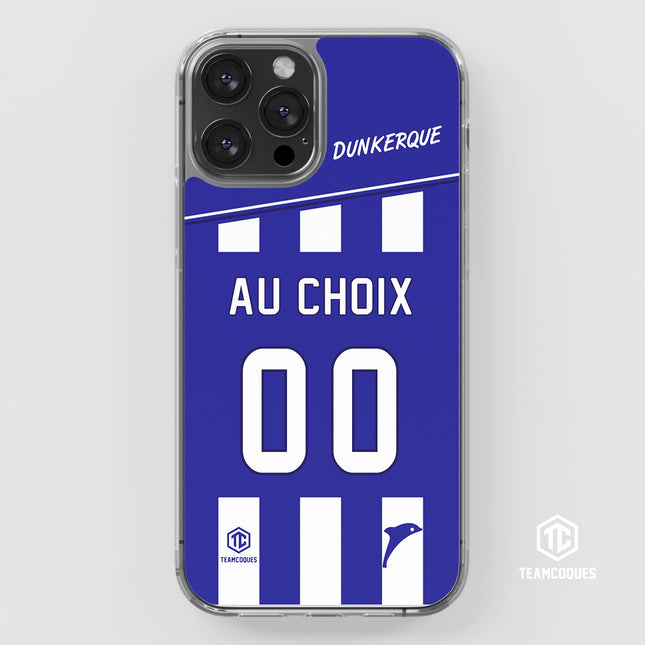 Coque foot DUNKERQUE personnalisable - TEAMCOQUES