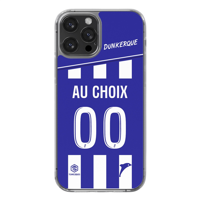 Coque foot DUNKERQUE personnalisable - TEAMCOQUES