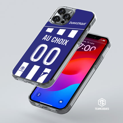 Coque foot DUNKERQUE personnalisable - TEAMCOQUES