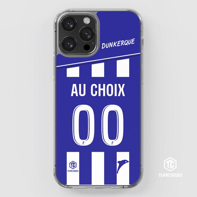 Coque foot DUNKERQUE personnalisable - TEAMCOQUES