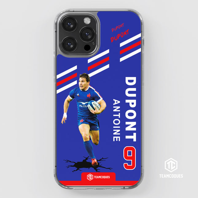 Coque joueur ANTOINE DUPONT XV FRANCE - TEAMCOQUES