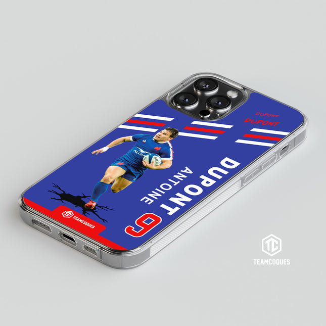 Coque joueur ANTOINE DUPONT XV FRANCE - TEAMCOQUES