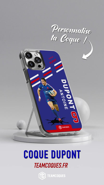 Vidéo Coque joueur ANTOINE DUPONT XV FRANCE - TEAMCOQUES