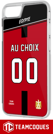 Coque foot EGYPTE - flocage 100% personnalisable - iPhone smartphone - TEAMCOQUES