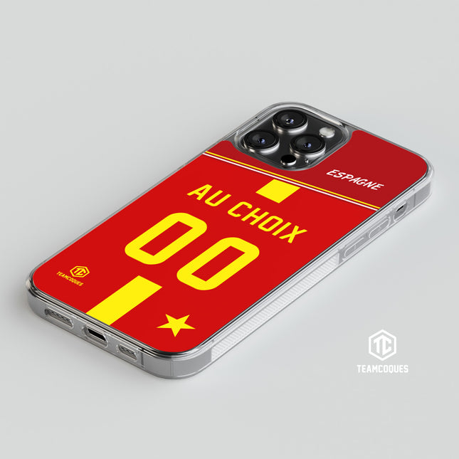 Coque foot ESPAGNE personnalisable - TEAMCOQUES