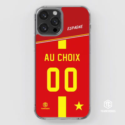 Coque foot ESPAGNE personnalisable - TEAMCOQUES
