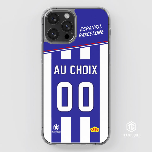 Coque foot ESPANYOL BARCELONE personnalisable - TEAMCOQUES