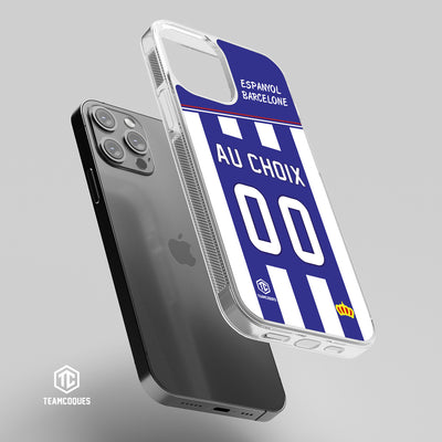 Coque foot ESPANYOL BARCELONE personnalisable - TEAMCOQUES