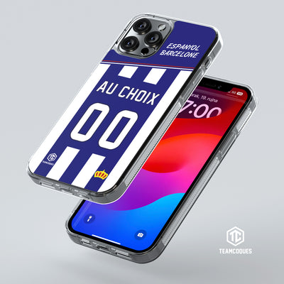 Coque foot ESPANYOL BARCELONE personnalisable - TEAMCOQUES