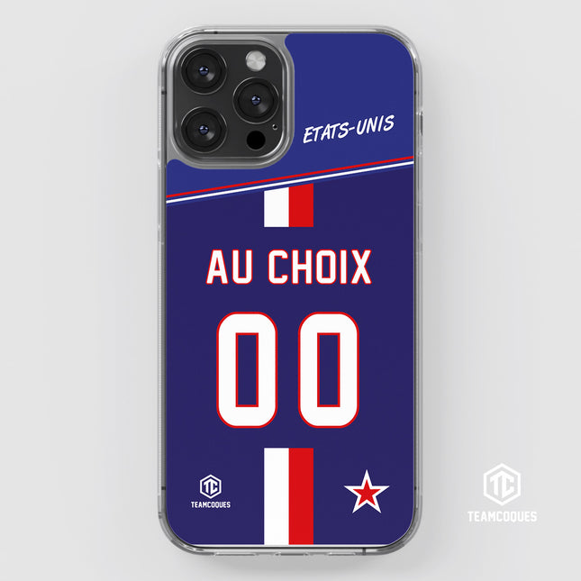 Coque foot ETATS-UNIS personnalisable - TEAMCOQUES