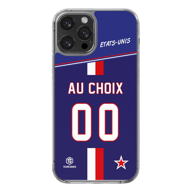 Coque foot ETATS-UNIS personnalisable - TEAMCOQUES