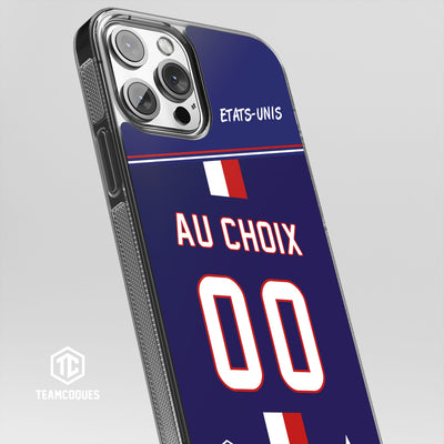 Coque foot ETATS-UNIS personnalisable - TEAMCOQUES