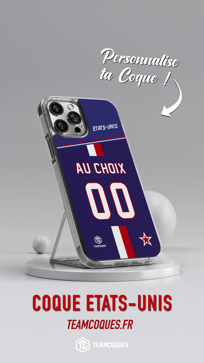 Vidéo Coque foot ETATS-UNIS personnalisable - TEAMCOQUES