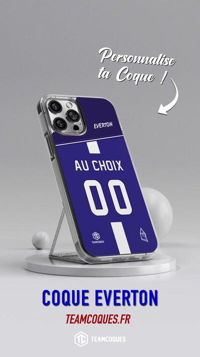 Vidéo Coque foot EVERTON personnalisable - TEAMCOQUES
