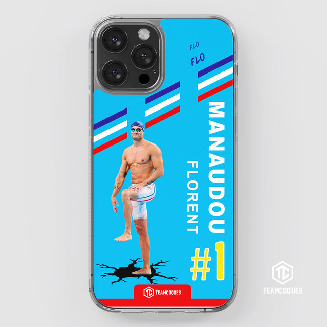 Coque joueur FLORENT MANAUDOU NATATION JO - TEAMCOQUES
