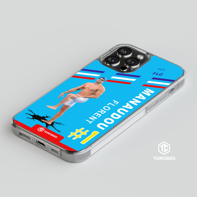 Coque joueur FLORENT MANAUDOU NATATION JO - TEAMCOQUES