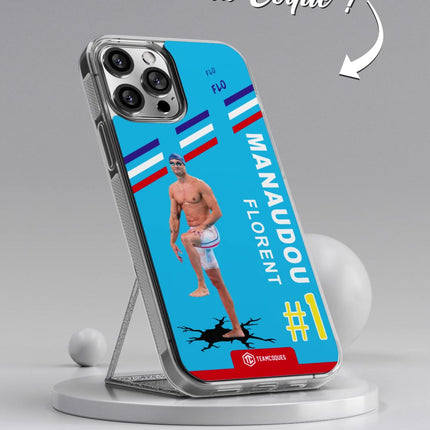 Vidéo Coque joueur FLORENT MANAUDOU NATATION JO - TEAMCOQUES