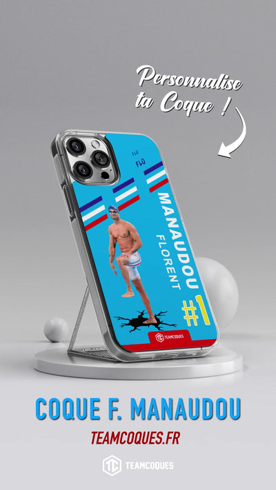 Vidéo Coque joueur FLORENT MANAUDOU NATATION JO - TEAMCOQUES