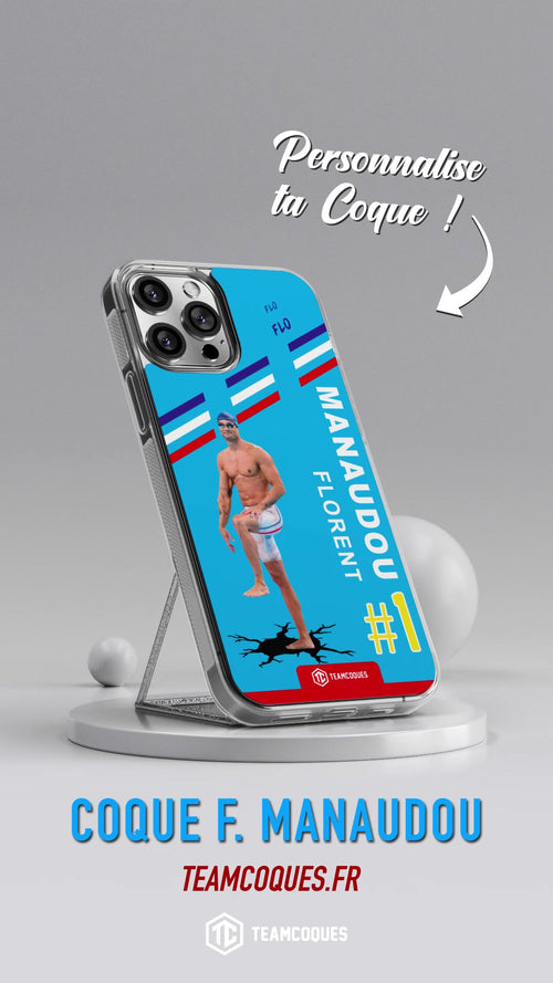 Vidéo Coque joueur FLORENT MANAUDOU NATATION JO - TEAMCOQUES