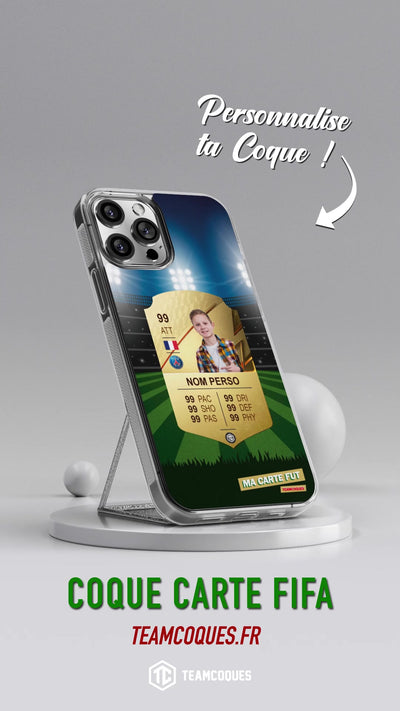 Vidéo Coque design CARTE FIFA FUT 01 personnalisable - TEAMCOQUES