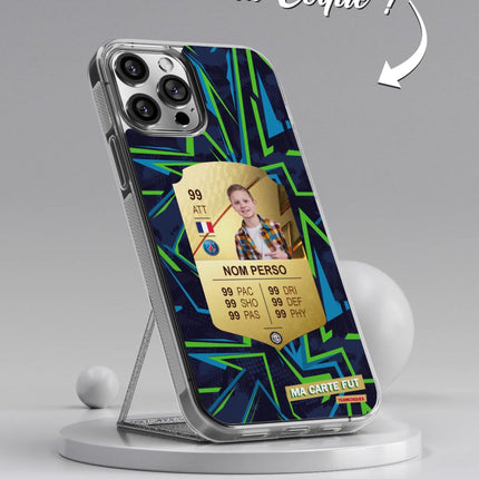 Vidéo Coque design CARTE FIFA FUT 02 personnalisable - TEAMCOQUES