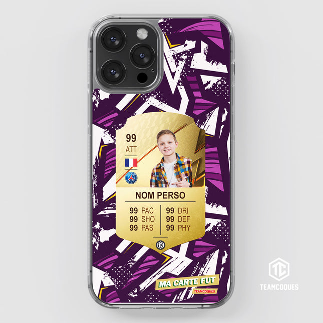 Coque design CARTE FIFA FUT 06 personnalisable - TEAMCOQUES