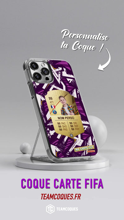 Vidéo Coque design CARTE FIFA FUT 06 personnalisable - TEAMCOQUES