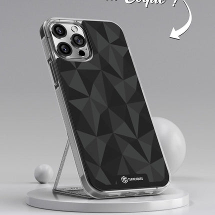 Vidéo Coque design FACETTES NOIR - TEAMCOQUES