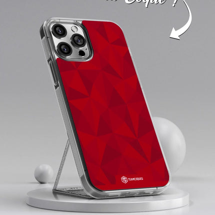 Vidéo Coque design FACETTES ROUGE - TEAMCOQUES