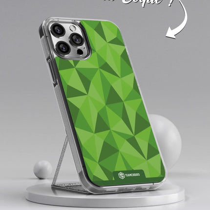 Vidéo Coque design FACETTES VERT - TEAMCOQUES