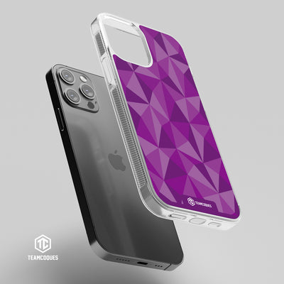 Coque design FACETTES VIOLET - TEAMCOQUES