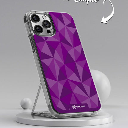 Vidéo Coque design FACETTES VIOLET - TEAMCOQUES