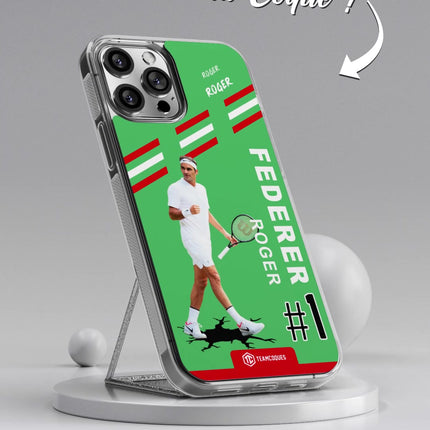 Vidéo Coque joueur ROGER FEDERER TENNIS - TEAMCOQUES