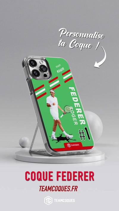 Vidéo Coque joueur ROGER FEDERER TENNIS - TEAMCOQUES