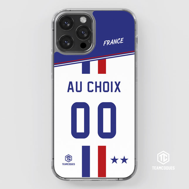 Coque foot EQUIPE DE FRANCE 2016 EXTERIEUR personnalisable - TEAMCOQUES