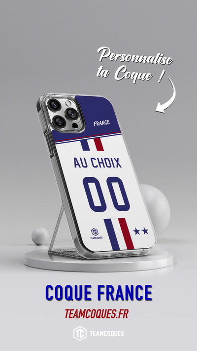 Vidéo Coque foot EQUIPE DE FRANCE 2016 EXTERIEUR personnalisable - TEAMCOQUES