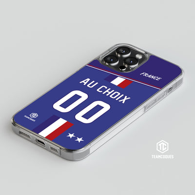 Coque foot EQUIPE DE FRANCE 2016 DOMICILE personnalisable - TEAMCOQUES