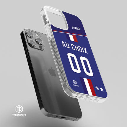 Coque foot EQUIPE DE FRANCE 2016 DOMICILE personnalisable - TEAMCOQUES