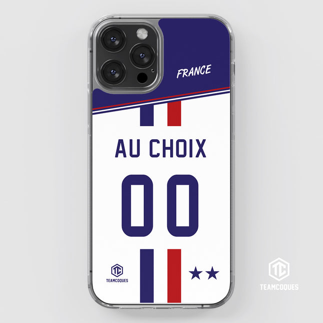 Coque foot EQUIPE DE FRANCE 2018 EXTERIEUR personnalisable - TEAMCOQUES