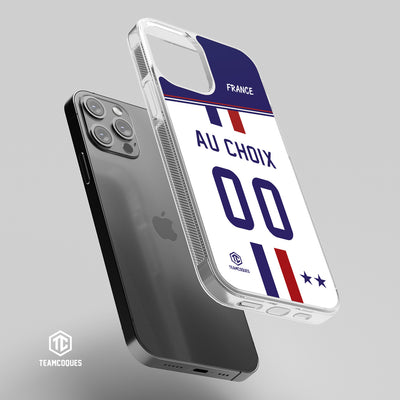 Coque foot EQUIPE DE FRANCE 2018 EXTERIEUR personnalisable - TEAMCOQUES
