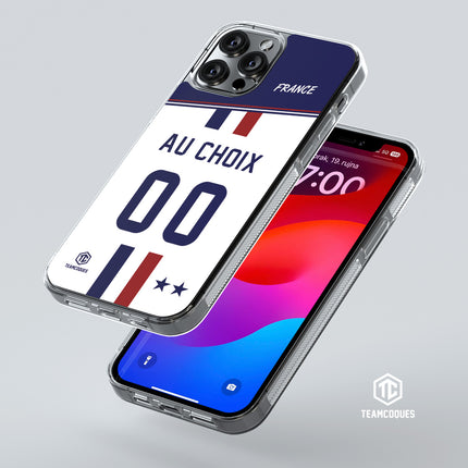 Coque foot EQUIPE DE FRANCE 2018 EXTERIEUR personnalisable - TEAMCOQUES